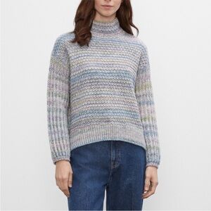 Club Monaco Space Dye Mock Neck Knit Sweater